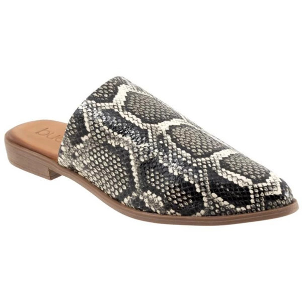 Women's Bueno Bambi Dress Mules Regular 38 Black Snake | Scheels