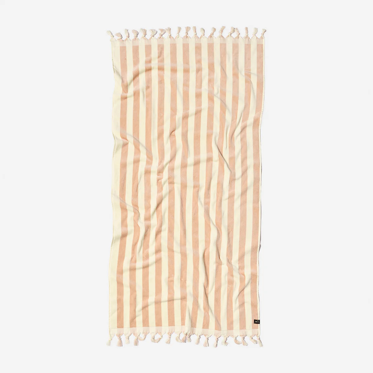 Cabana Fringe Woven Towel - Clay | Slowtide