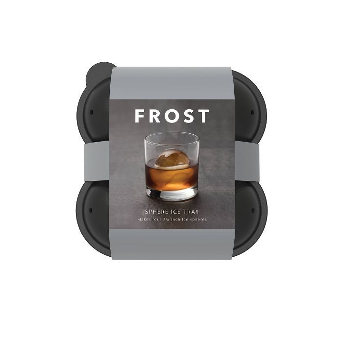 FROST Silicone Round Ice Cube Tray Gray | Target