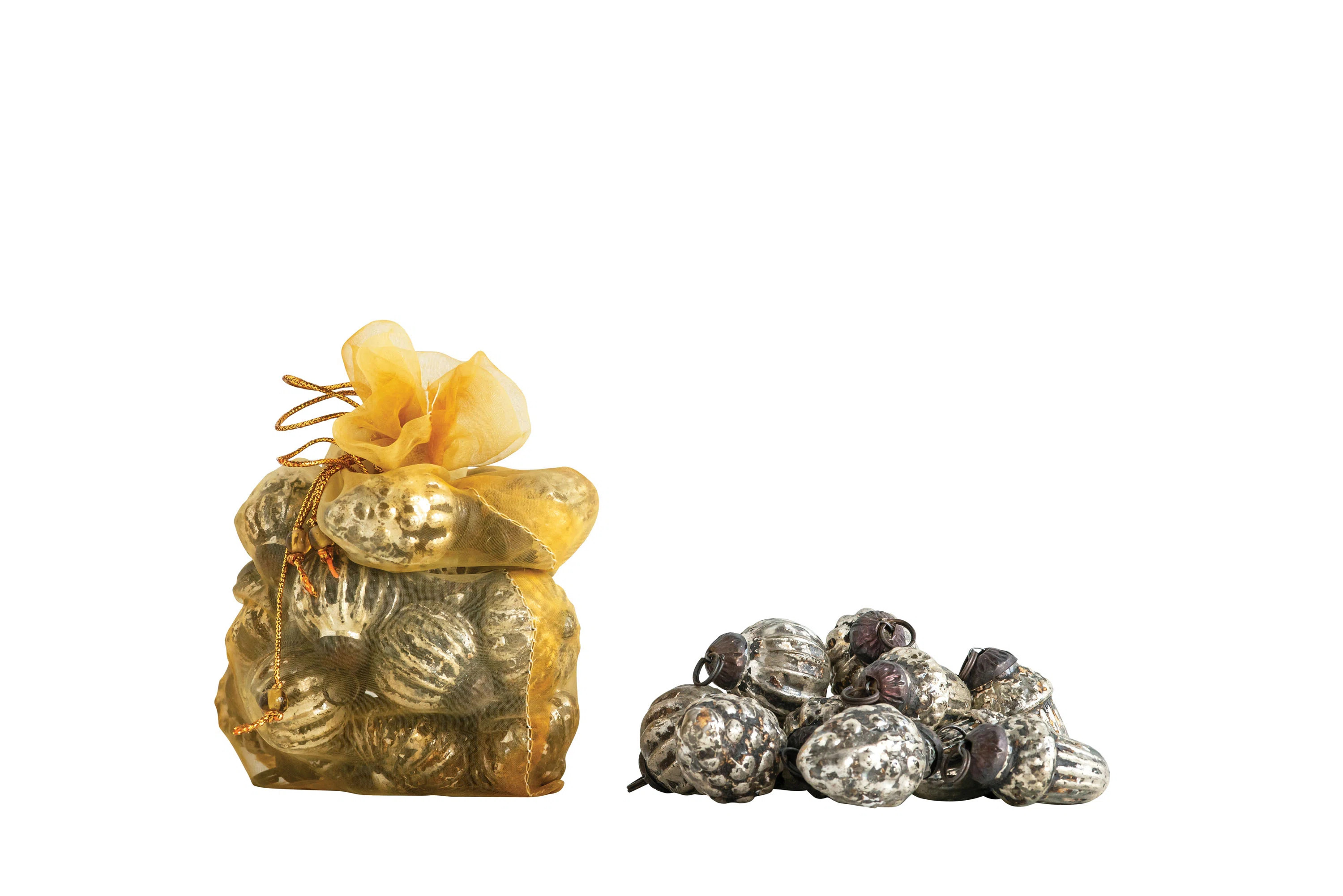 Greyleigh™ 36 Piece Mercury Glass Ball Ornament Set & Reviews | Wayfair | Wayfair North America