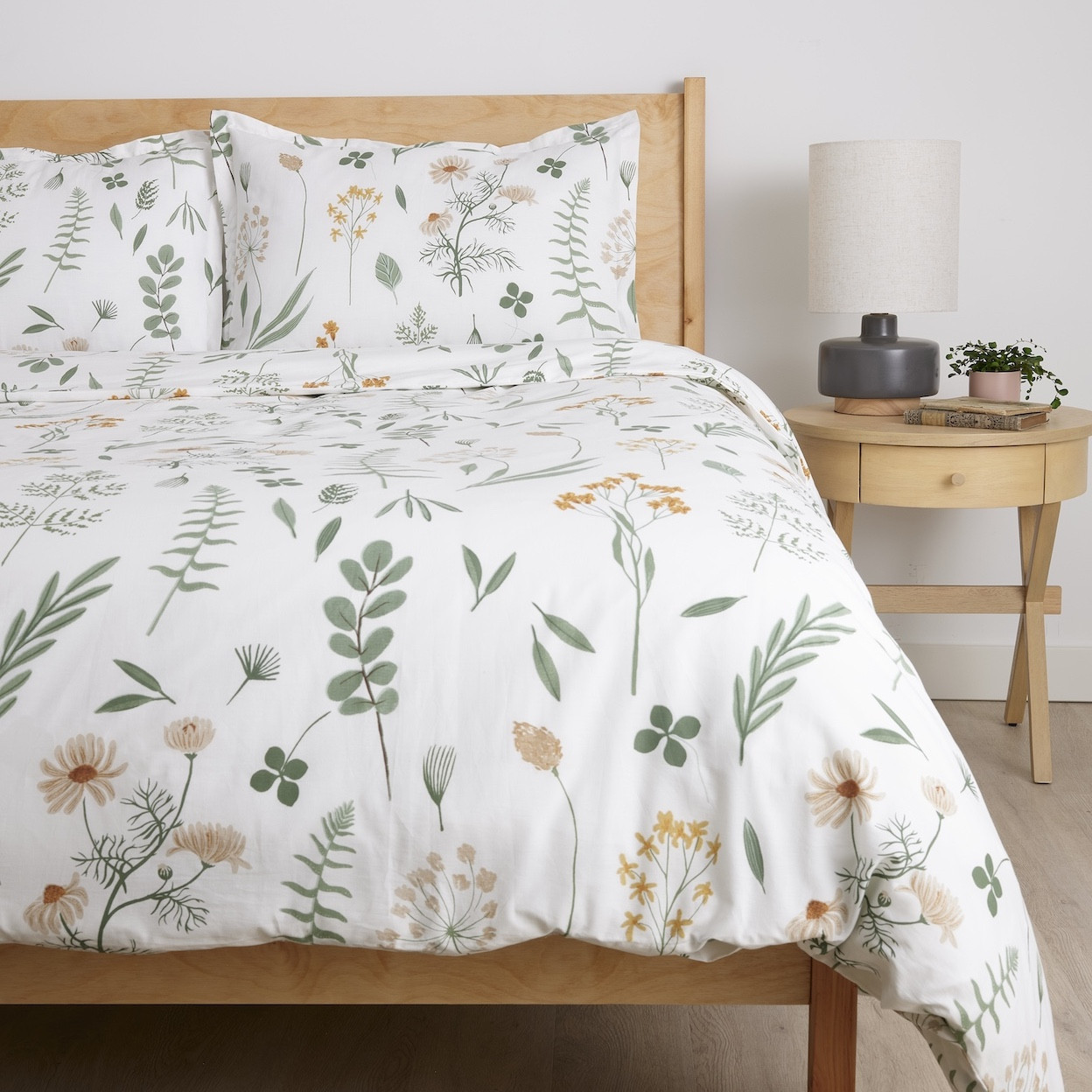 Botanica Brushed Cotton Duvet Cover Set | Society6