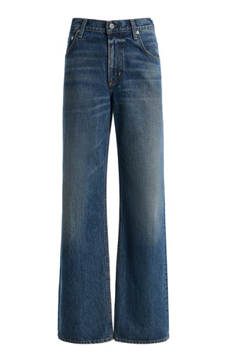 Lindz Easy Rigid Mid-Rise Straight-Leg Jeans | Moda Operandi (Global)