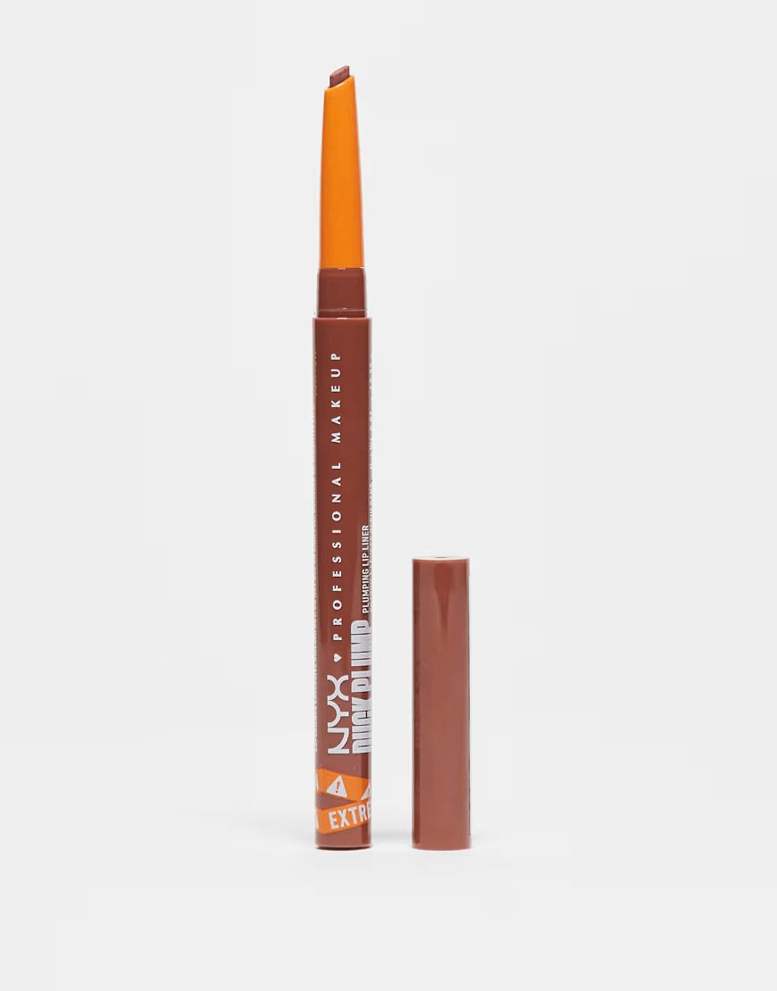 NYX Professional Makeup Duck Plump Plumping Lip Liner- Nude Flip-Neutral | ASOS (Global)