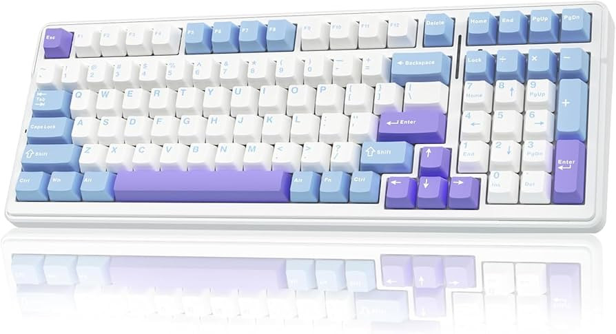 AULA F99 Wireless Mechanical Keyboard,Tri-Mode BT5.0/2.4GHz/USB-C Hot Swappable Custom Keyboard,P... | Amazon (US)