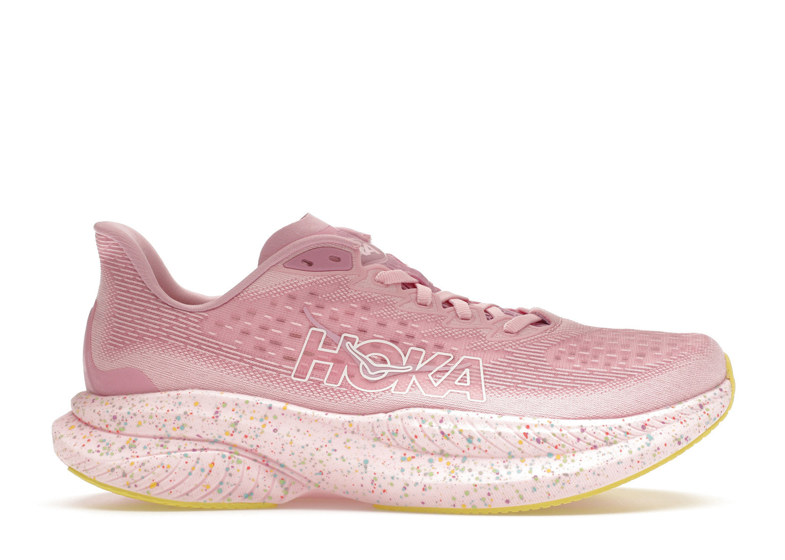 Hoka One One Mach 6 (Women's) Sneakers in Pink Twighlight/Lemonade Yellow | StockX