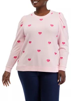 Crown & Ivy™ Plus Size Printed Sweatshirt | Belk