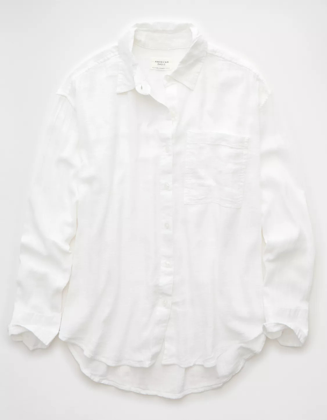AE Perfect Button-Up Shirt | American Eagle Outfitters (US & CA)
