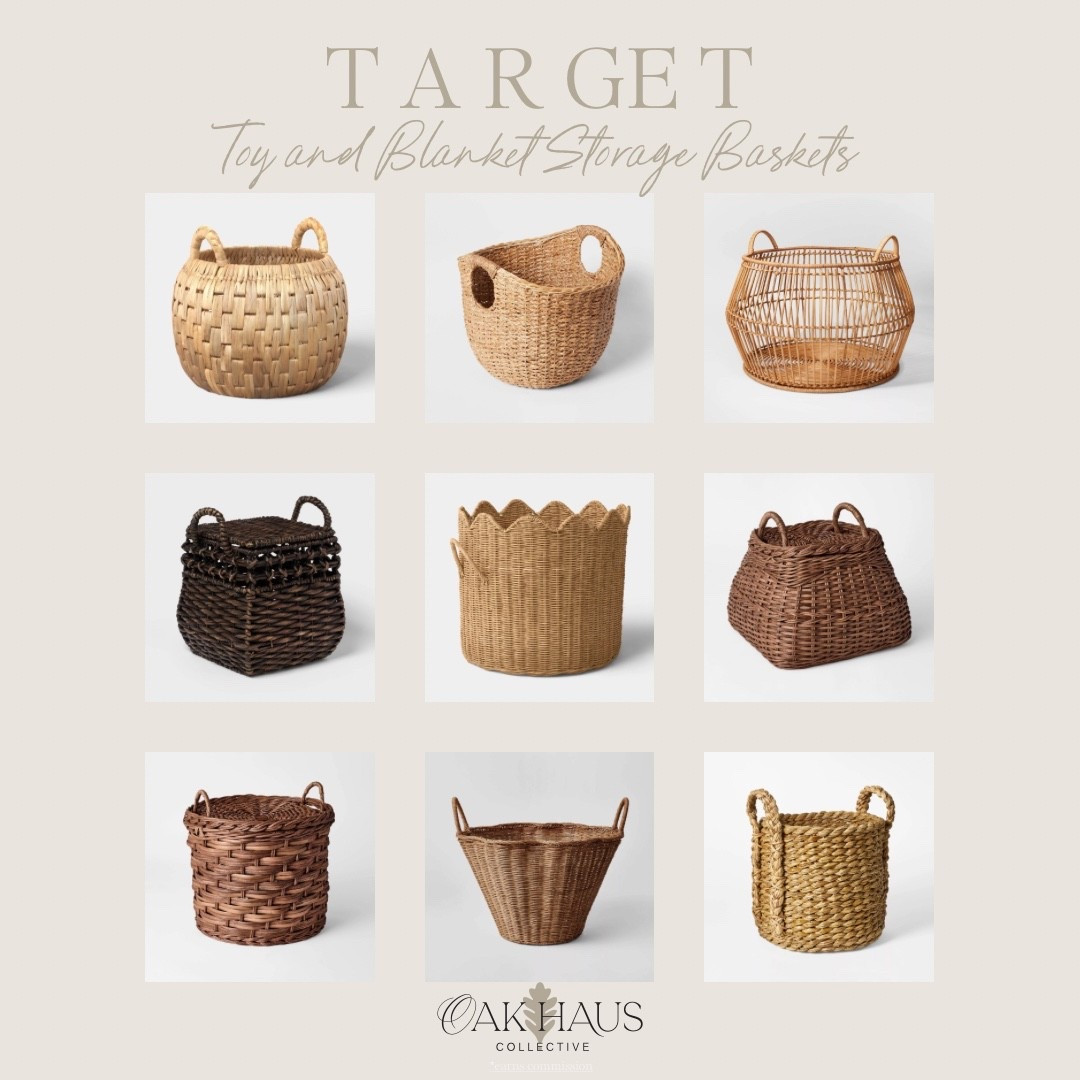Target storage, target baskets, toy storage, wicker baskets, storage baskets, blanket storage, woven baskets 

#LTKHome