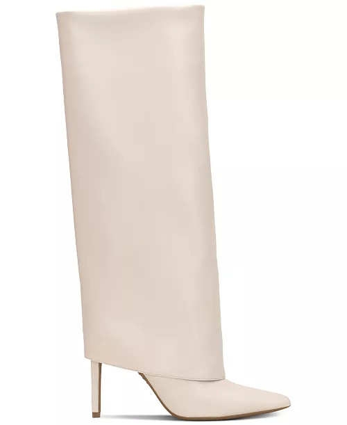 I.N.C. International Concepts Skylar Wide-Calf Fold Over Cuffed Knee High Boots, Created for Macy... | Macy's