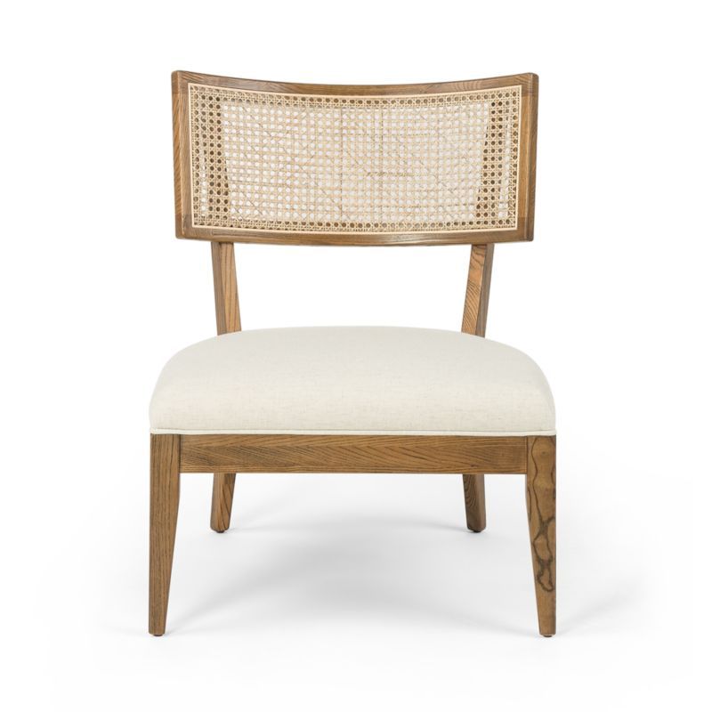 Libby Natural Accent Chair | Crate and Barrel | Crate & Barrel