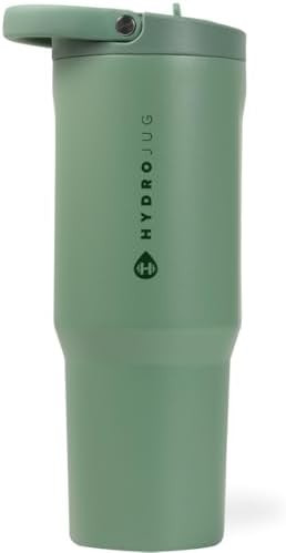 HydroJug Sport - Stainless Steel Tumbler with Straw, Vacuum Insulated, 40oz Leakproof Water Bottl... | Amazon (US)
