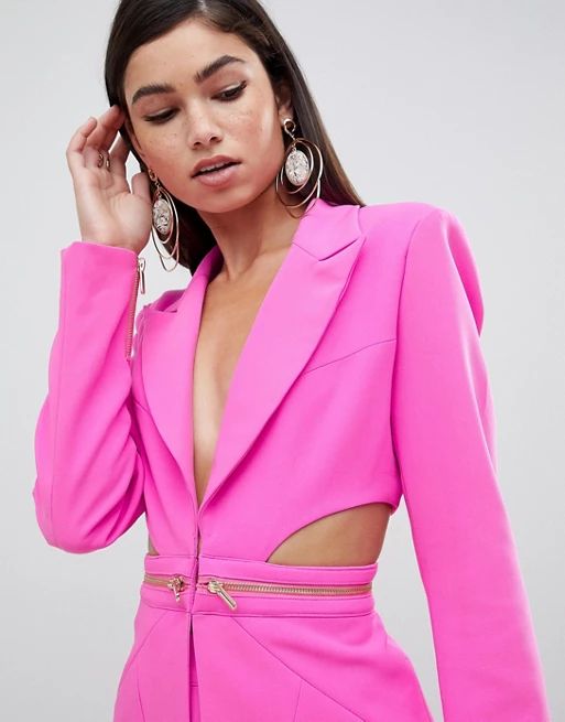 Forever Unique cut out suit blazer | ASOS US