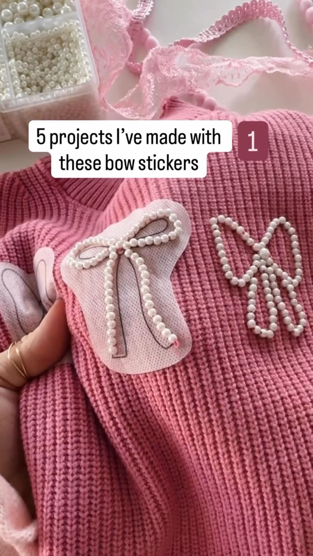 Some of my absolute favorite projects made with these bow embroidery stickers 🎀 comment BOWS for the link and I’ll also send you links for the actually clothes I embroidered 🪡