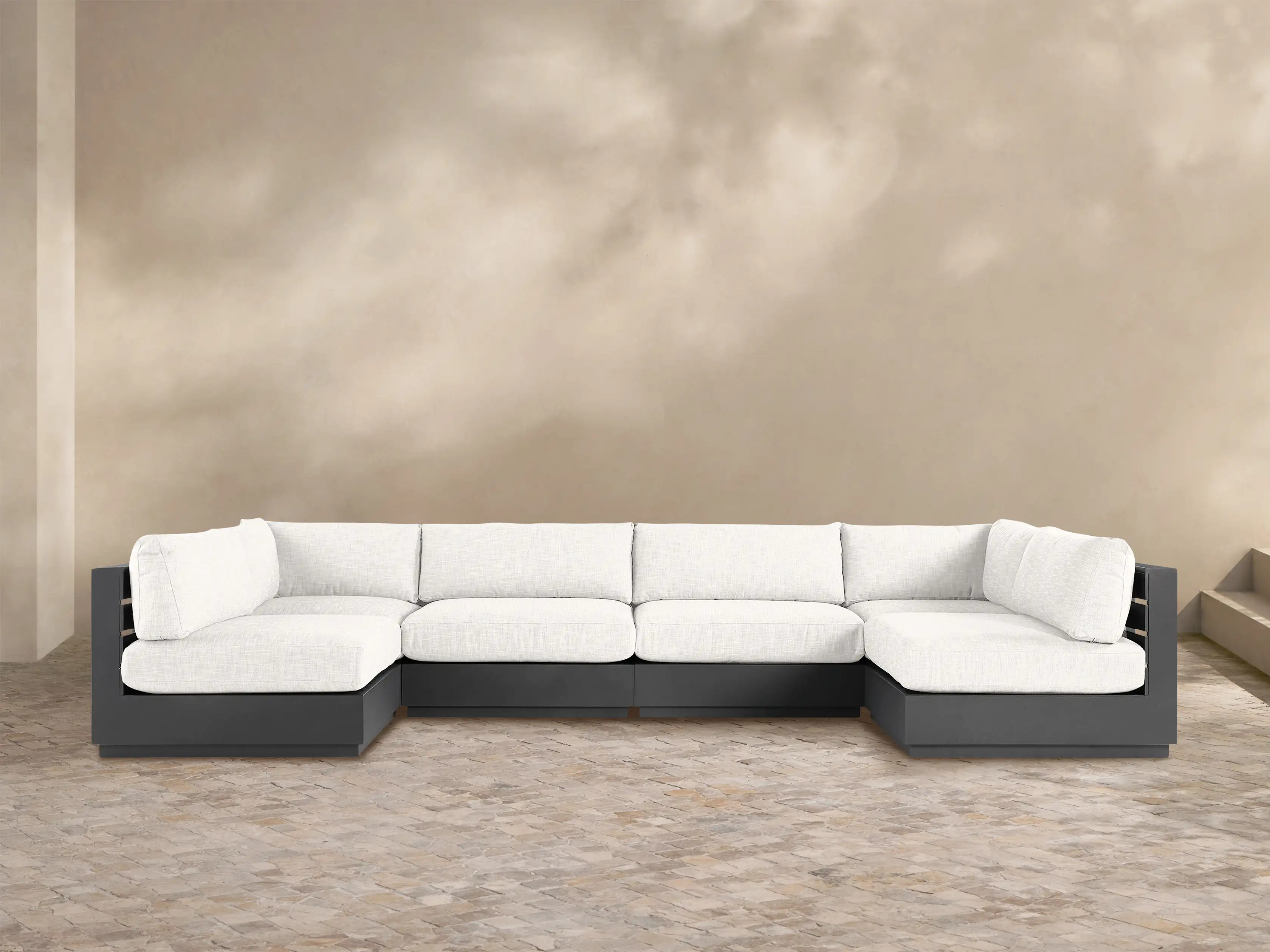 Bal Harbour Outdoor Aluminum Six-Piece Sectional | Arhaus