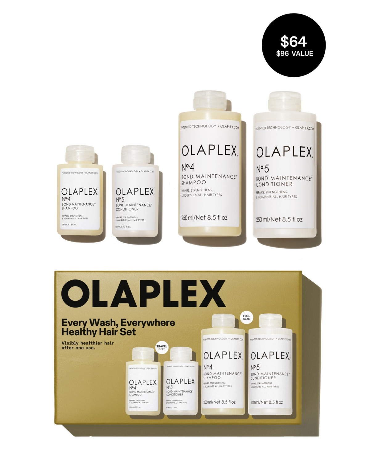 Olaplex 4-Pc. The Every Wash, Everywhere Healthy Hair Set | Macy's