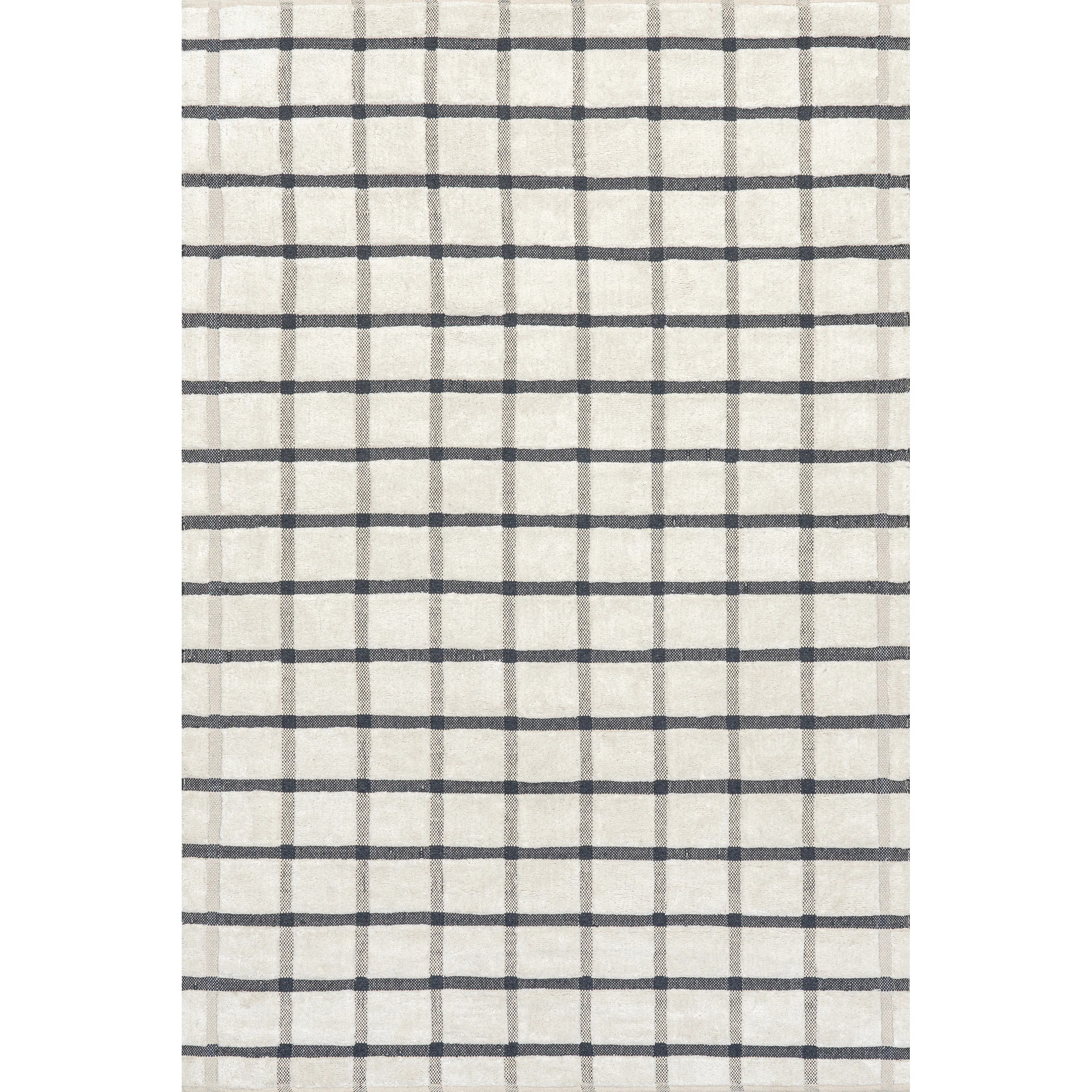Emily Henderson x Rugs USA Rowena Checked Wool Area Rug | Wayfair North America