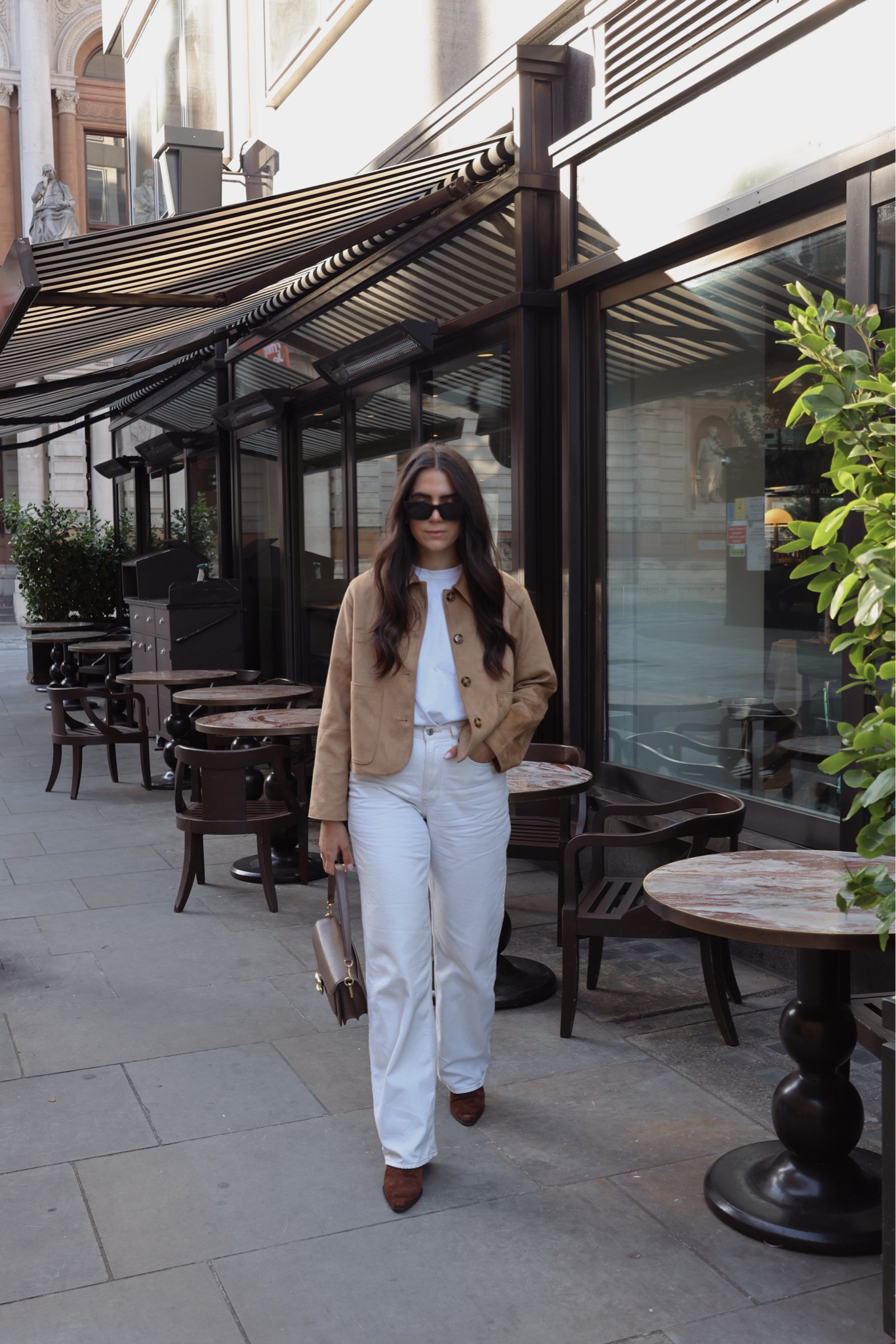 Loving this faux suede jacket and white jean combo,

Linking a very similar jacket that is in stock! 

#LTKuk #LTKautumn #LTKeurope