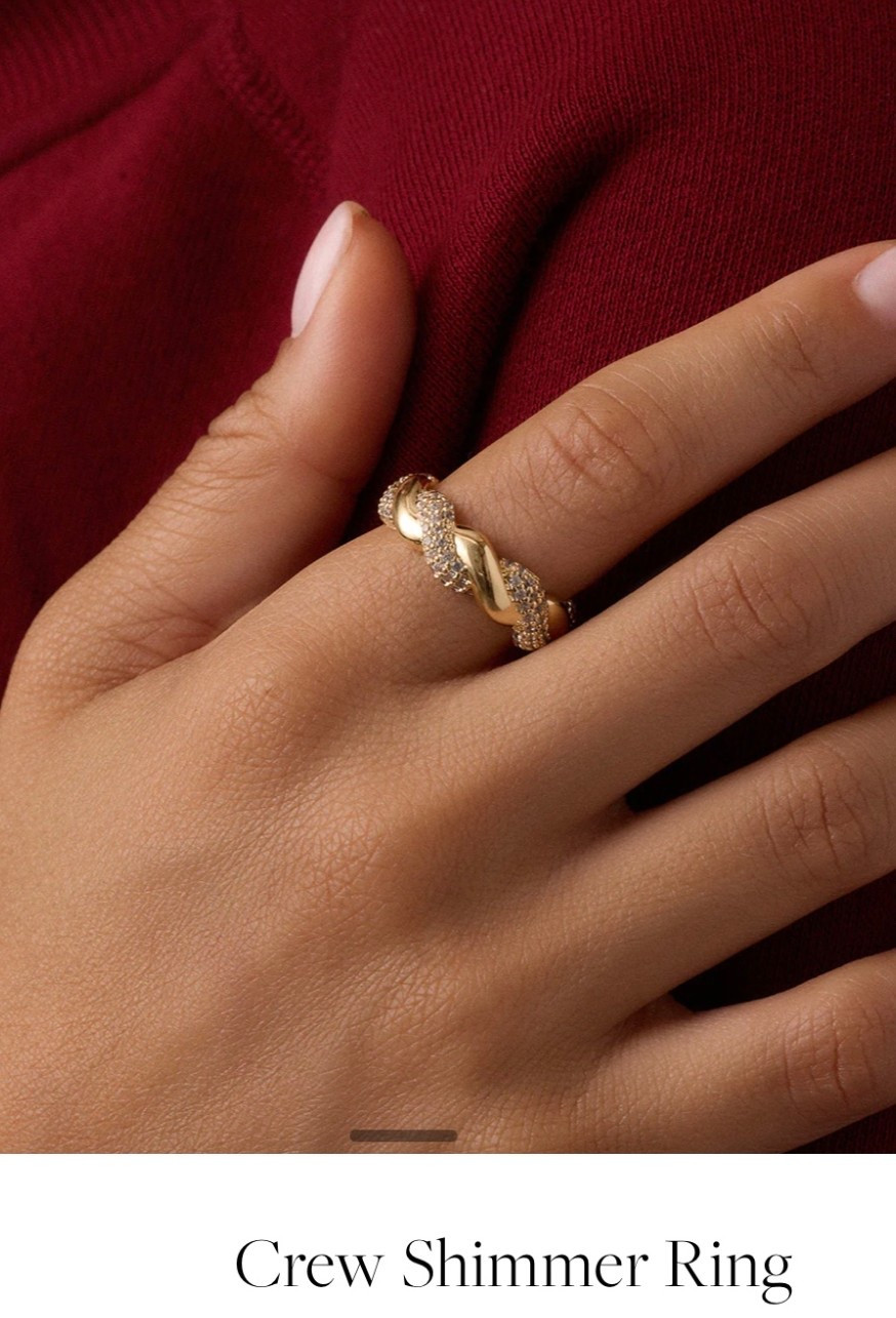 Gorjana crew shimmer ring 

#LTKHoliday #LTKGiftGuide #LTKCyberWeek