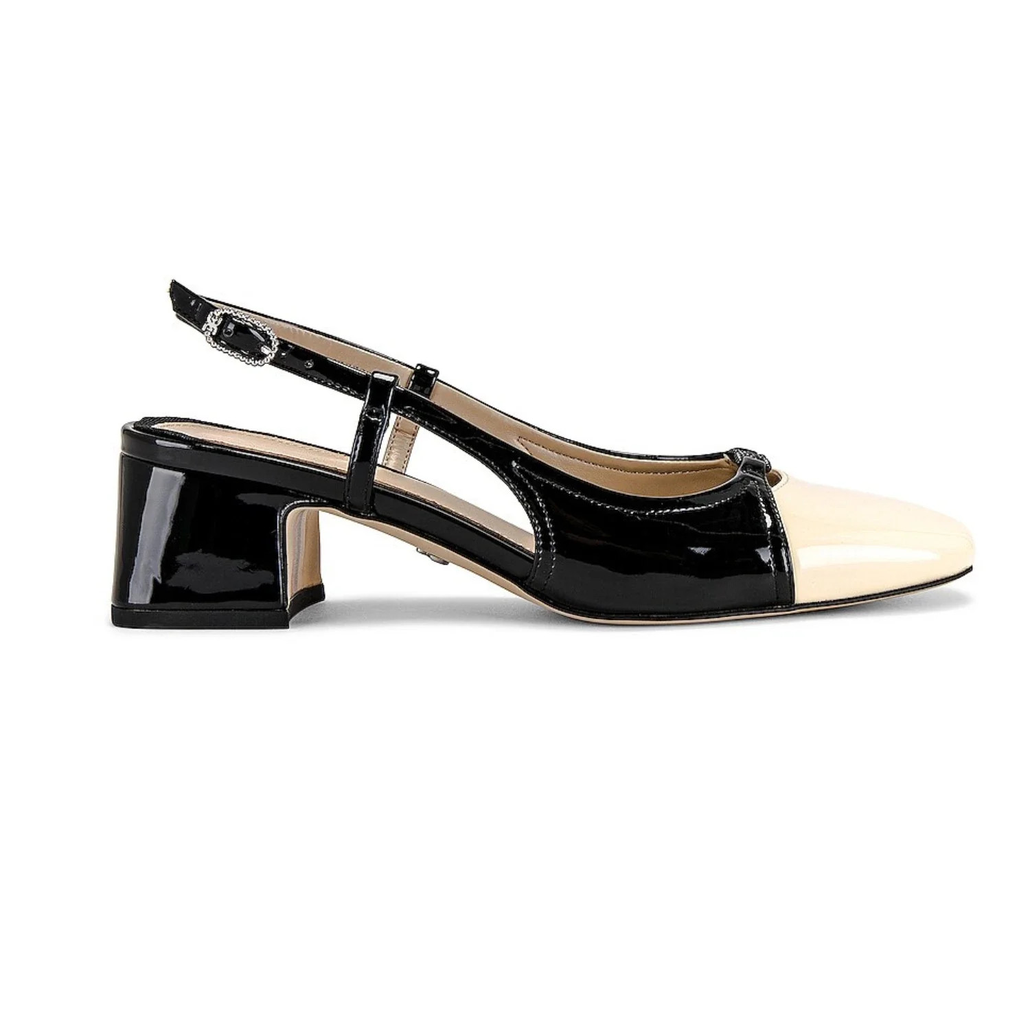 Women's Sam Edelman Tarra Pump I9850S1901 Black Slingback Block Heel ZAP1619 | Shop Simon