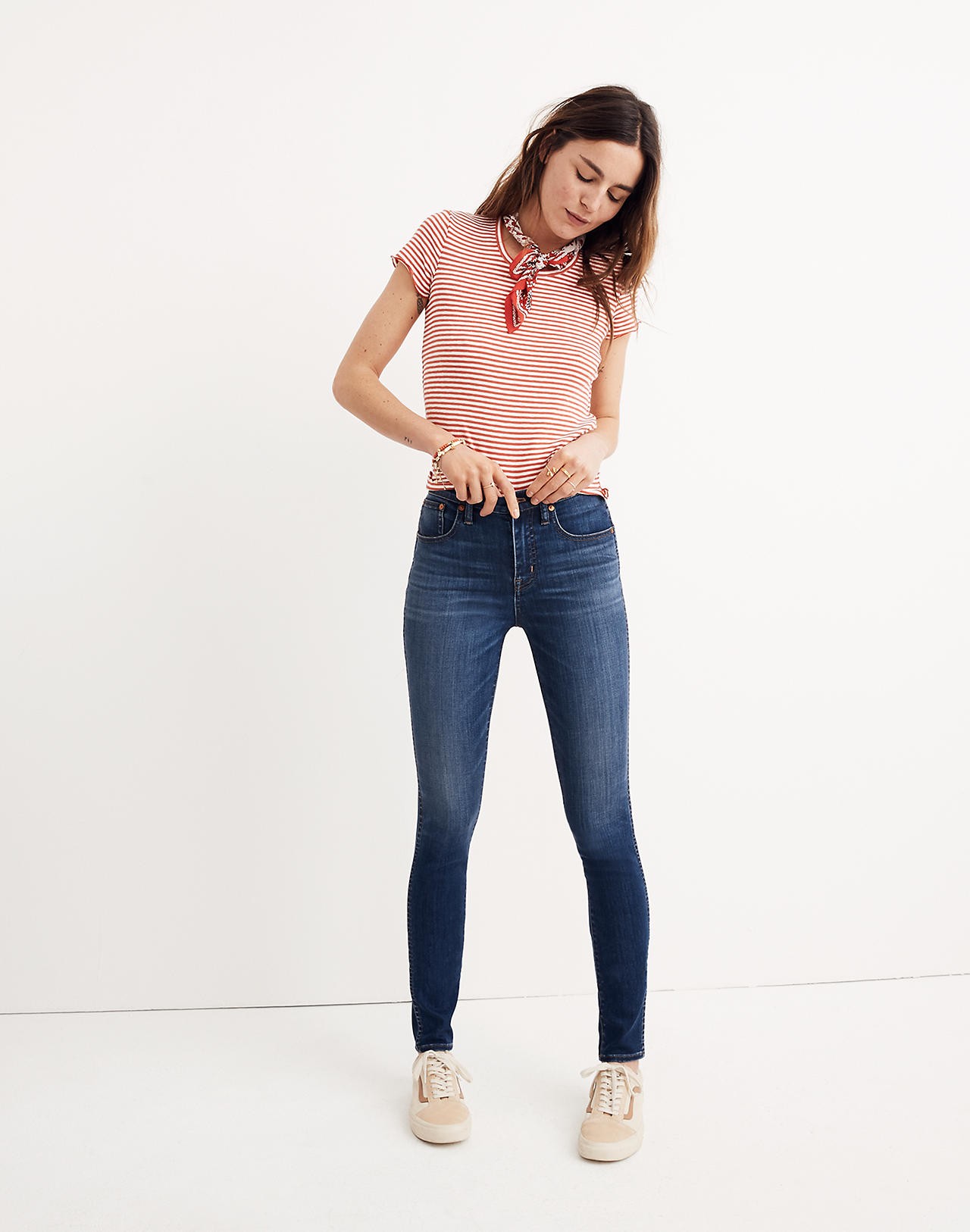 10" High-Rise Skinny Jeans in Danny Wash: Tencel™ Edition | Madewell