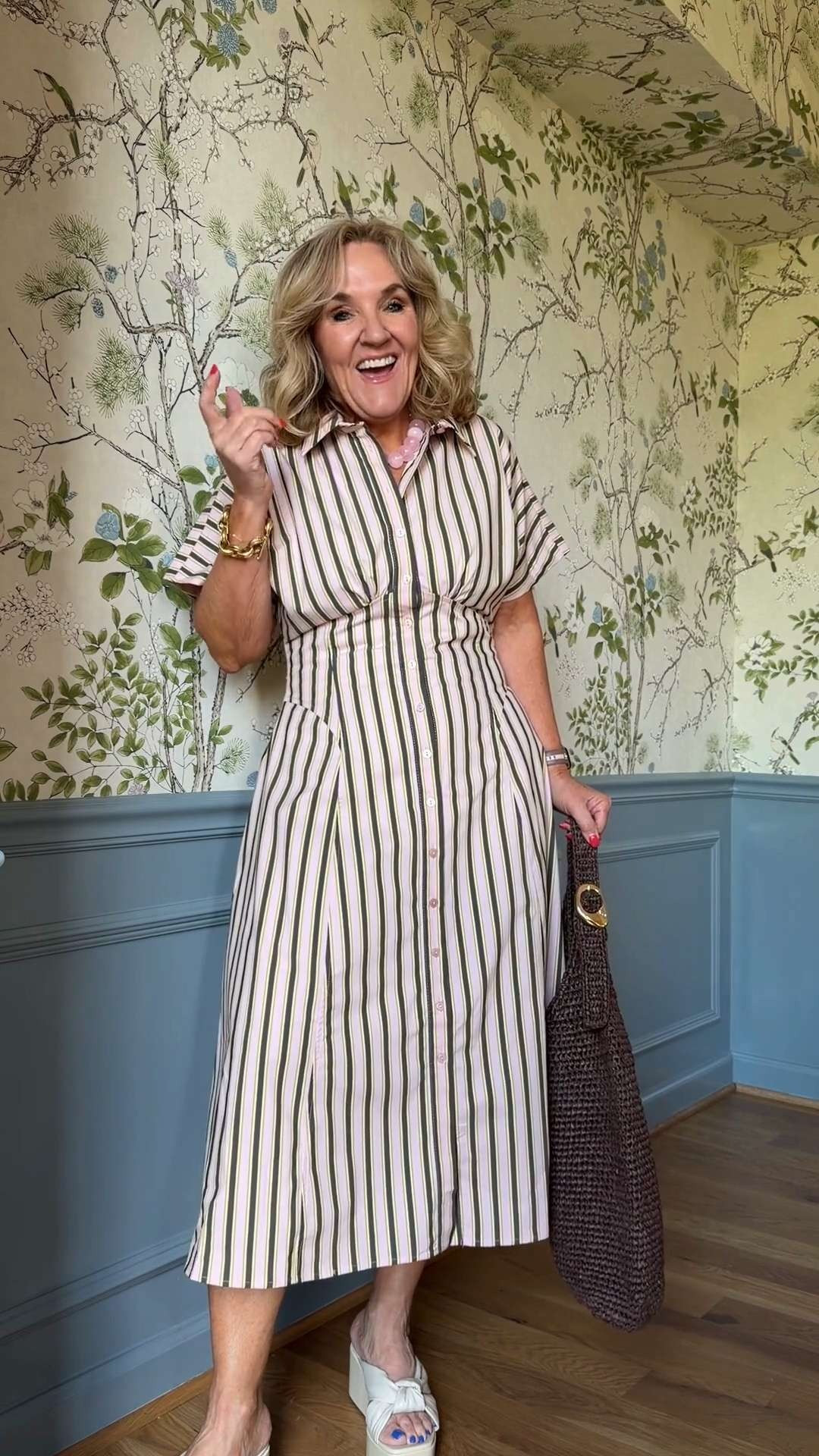 🫶 Anthropologie is 20% off with my promo code NANETTE20 ✨

This striped dress is one of those easy pieces I know I’ll keep reaching for, lightweight, flattering, and so effortless to wear. I love the relaxed fit with the cinched waist detail, and the neutral tones make it so easy to style with simple accessories and sneakers for everyday plans 🤍

Perfect for brunch, casual weekends, or running around while still feeling put together ✨ Anthropologie 20% off with my promo code NANETTE20 🤍 

 #LTKootd #LTKOver40 #LTKSaleAlert