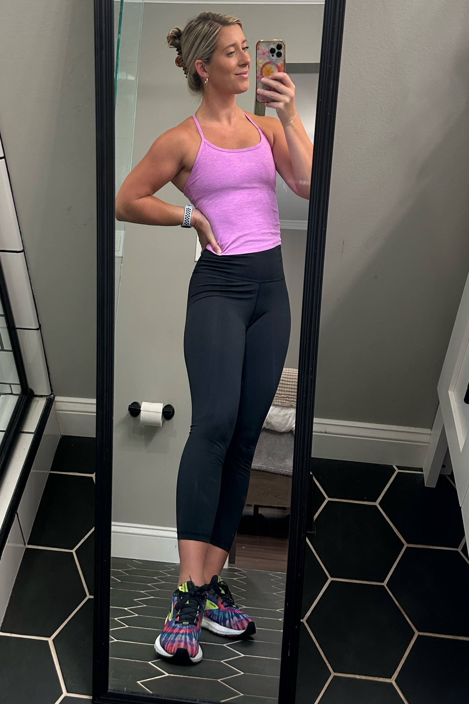 Gym outfit / workout outfit / fitness / fit girl / workout tanks with built in bra / workout leggings / tennis shoes / activewear / Walmart activewear / activewear finds

#LTKstyletip #LTKsalealert #LTKfitness