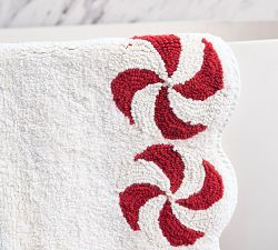 Peppermint Swirl Bath Rug | Pottery Barn (US)
