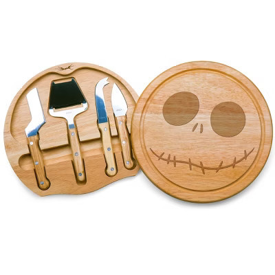 Toscana Disney Nightmare Before Christmas Jack Circo Cheese Charcuterie Cutting Board and Tools Set | Target