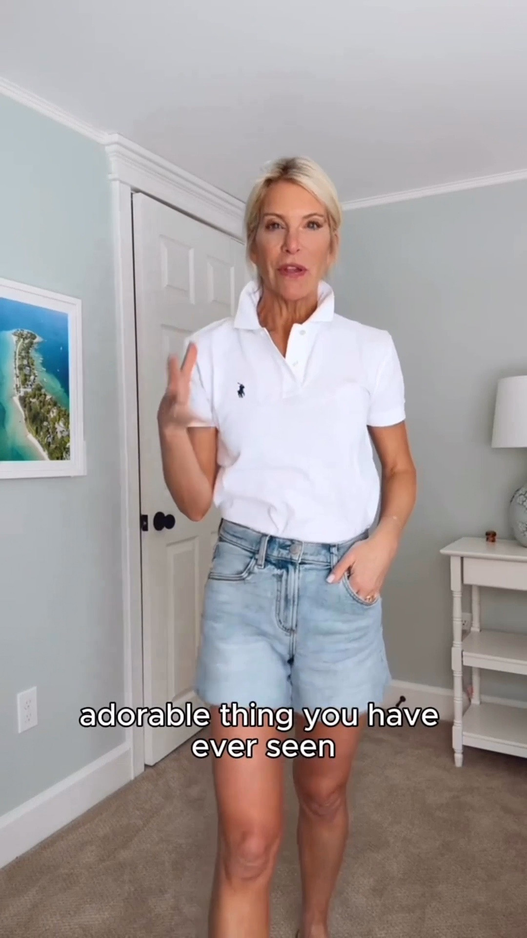 It’s giving classic girl energy 🤍
Cute little polo, denim shorts, and my go-to flats. Sometimes simple just wins.


#LTKOver40 #LTKootd