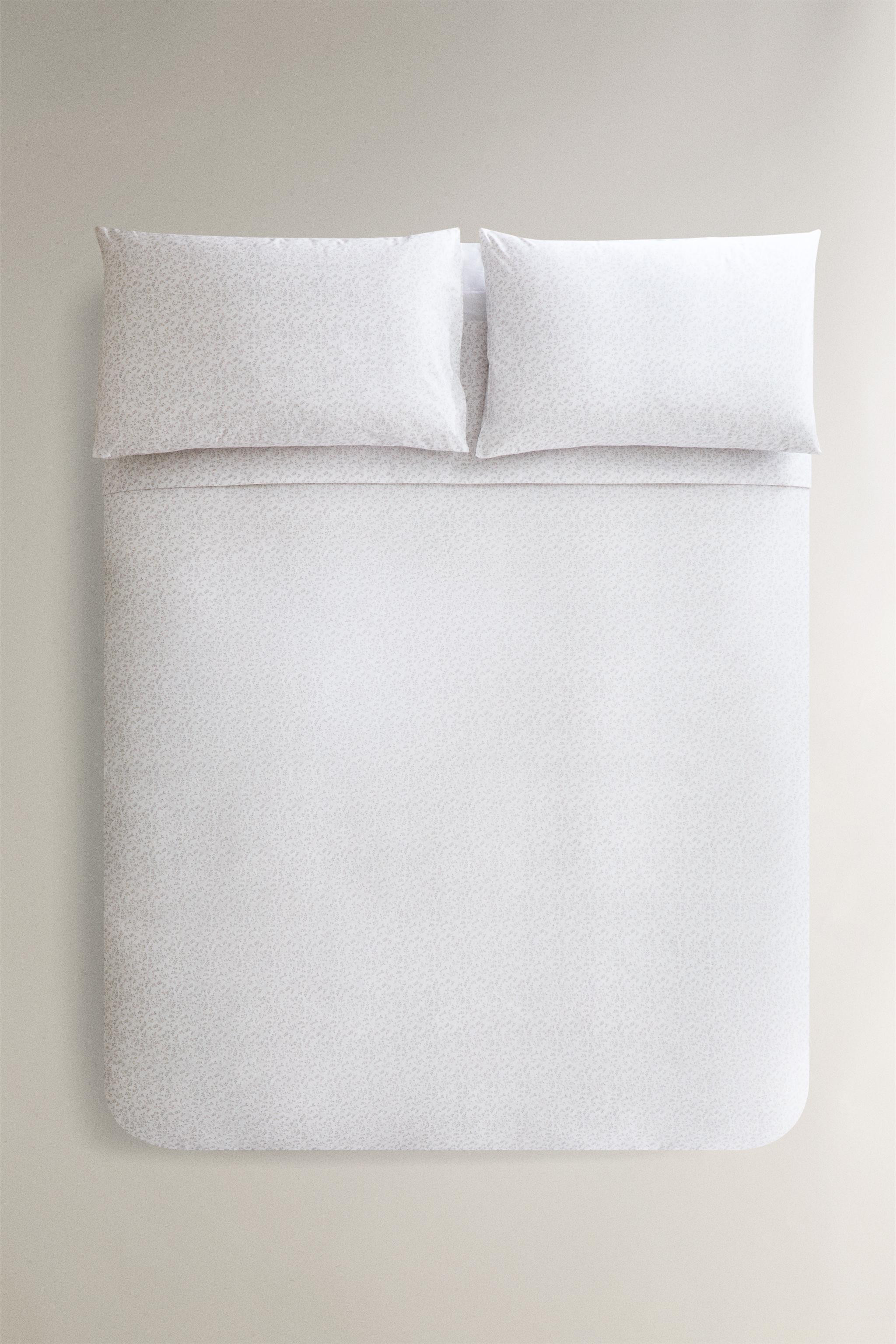 LEAF PRINT DUVET COVER | Zara US