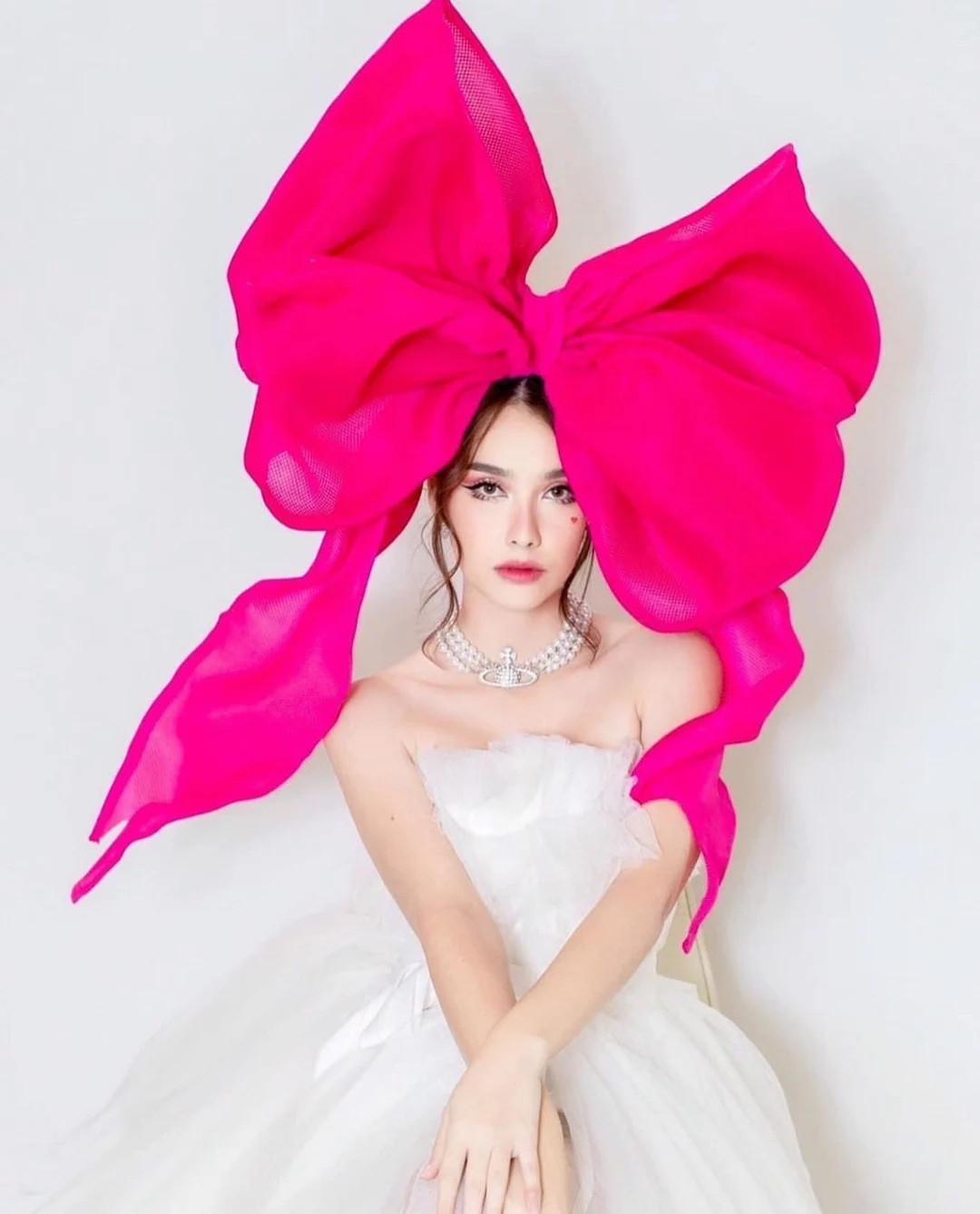 Hot Pink Jumbo Bow Headband,halloween Headband,wedding Hair Accessories,maternity Dress for Photo... | Etsy (US)