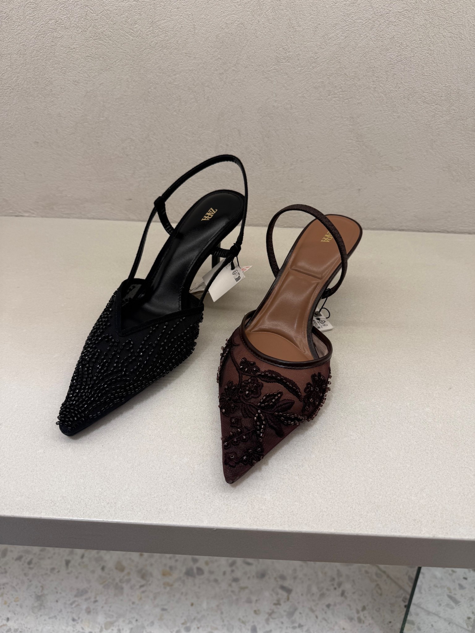 Christmas Day Shoes🎄🎄🎄
Tags: mesh rhinestone slingback heels Zara brown embellished black kitten bow sparkly sparkle festive chic women’s Parisian style partywear

#LTKshoes #LTKpartywear
