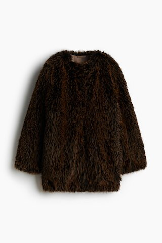 H & M - Fluffy coat - Chocolat | H&M (FR, IT, ES, PT, BE)
