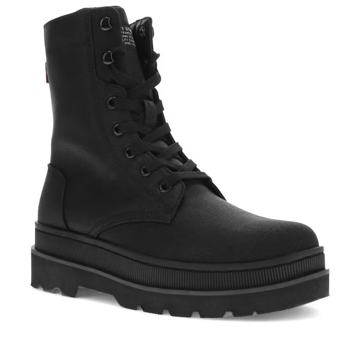 Levi's Womens Eliana Neo Canvas Fashion Platform Boot | Target