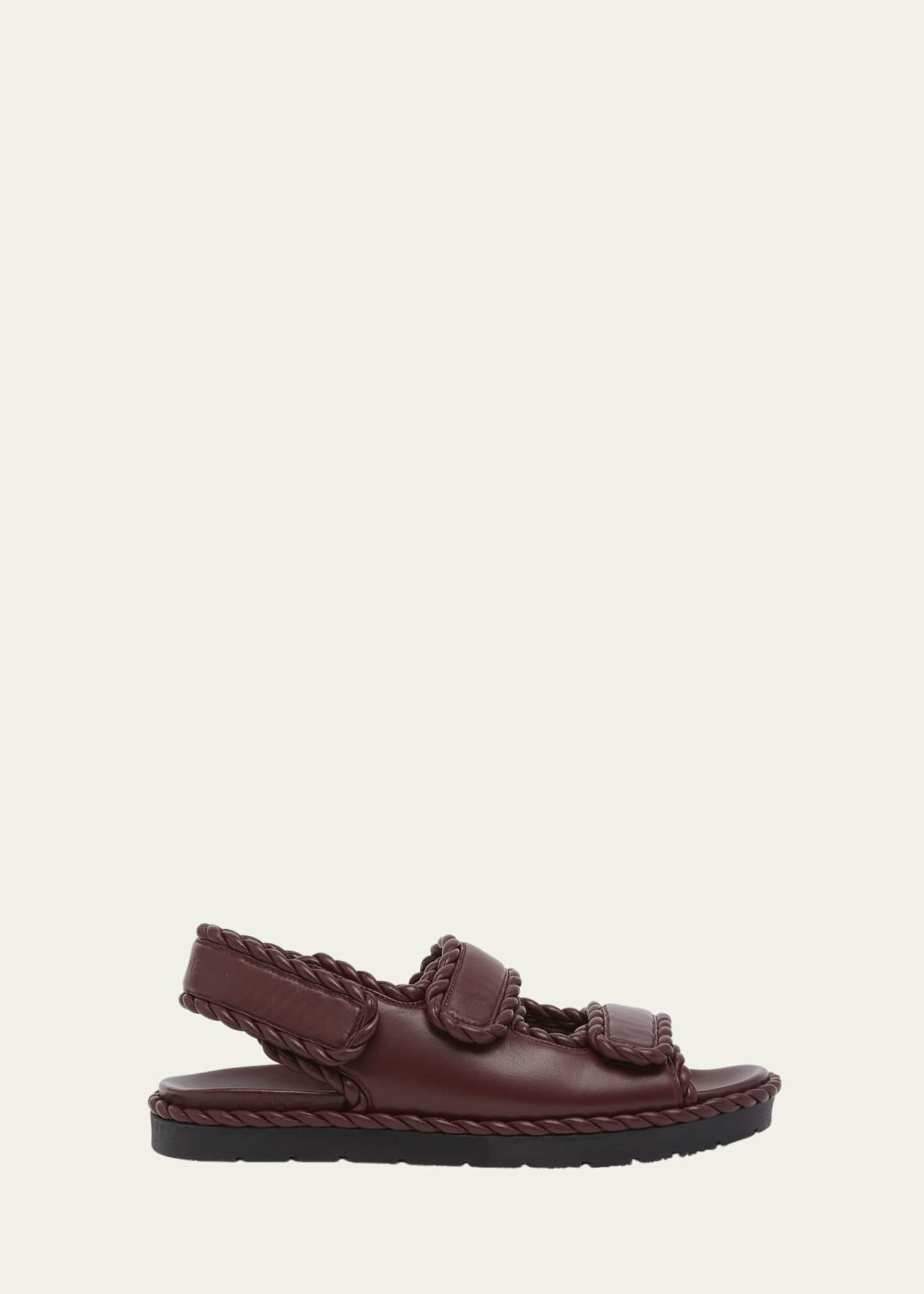 Bottega Veneta Jack Leather Braid Dual-Band Sandals | Bergdorf Goodman