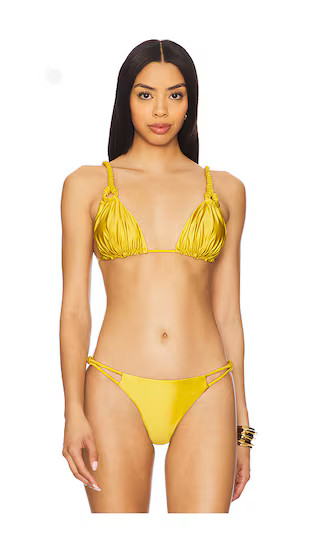 Lamia Bikini Top in Canary | Revolve Clothing (Global)