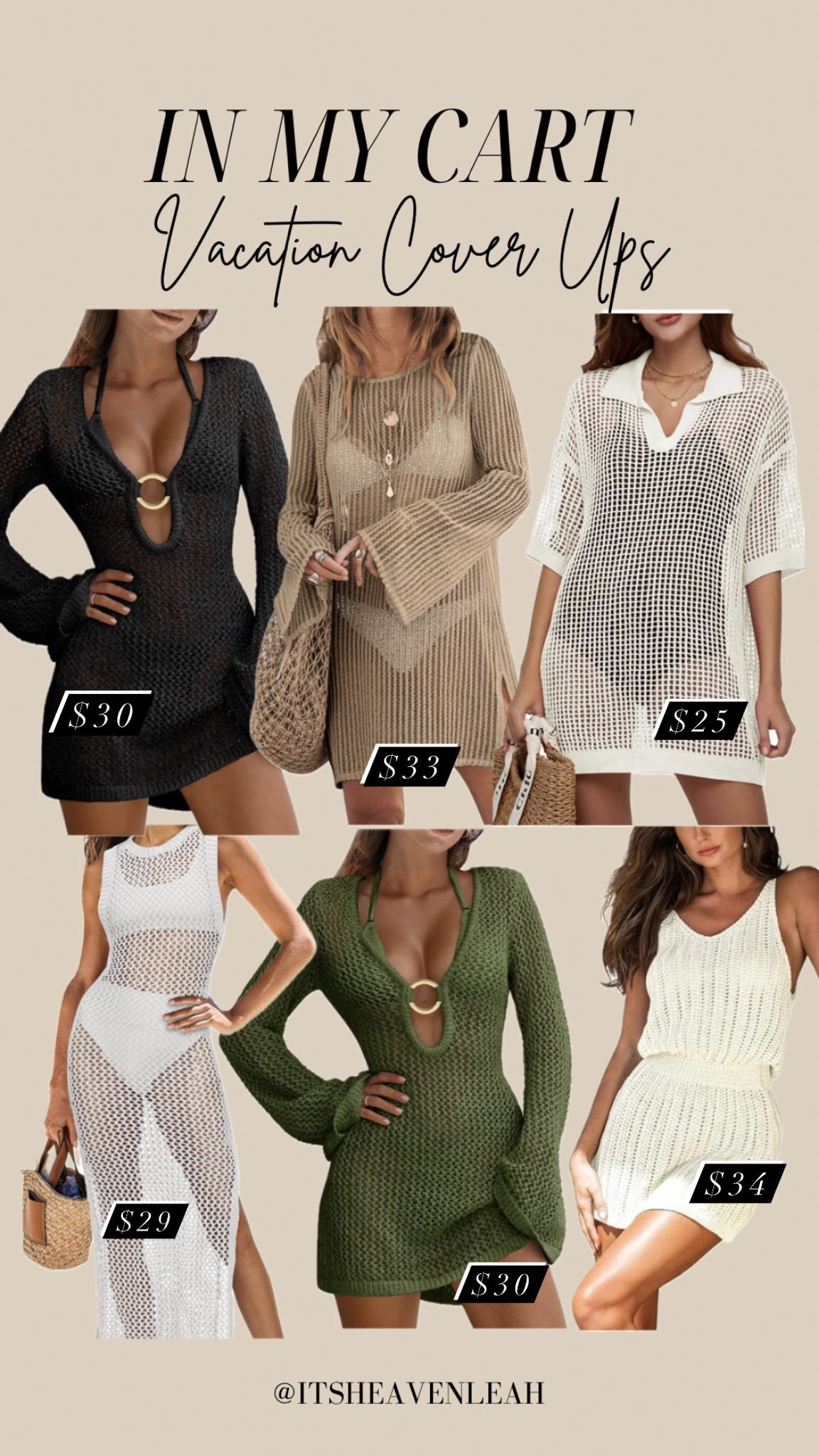 Amazon Vacation Swim Cover-Ups. 
Swimwear, Beach Outfit Ideas, Vacation Outfit Ideas. 

#LTKstyletip #LTKtravel #LTKswim