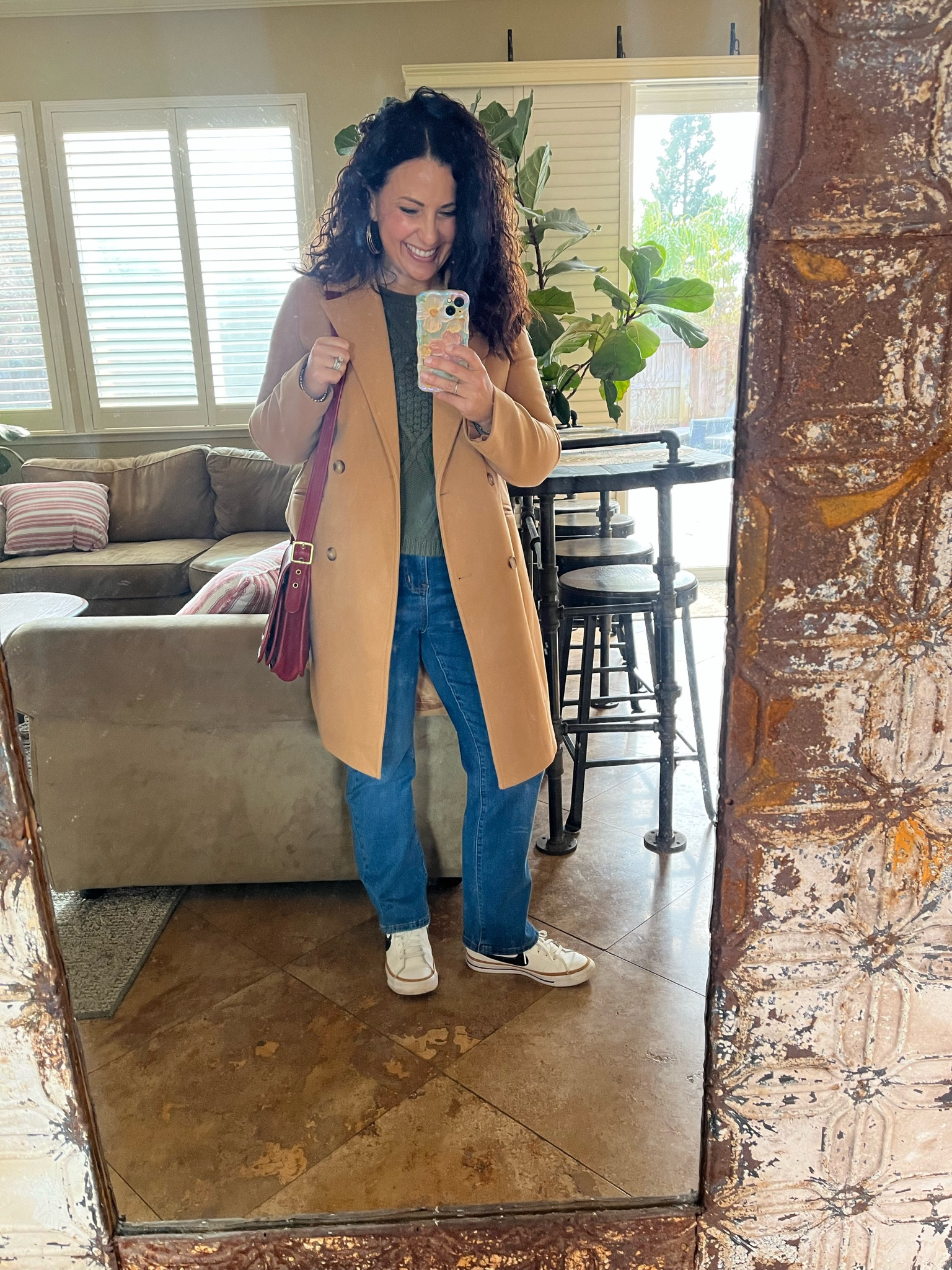 When you’re 5’2” and finally find a pair of straight leg jeans that fit! 🙌🏼 These are under $40, have a bit of stretch, high waisted and no distressing. I’m wearing a small, my usual size is 4/27. These come in lots of colors, I’m definitely ordering another pair in a different wash. 
Petite style
Mom jeans
Affordable style

#LTKFindsUnder50 #LTKOver40 #LTKStyleTip