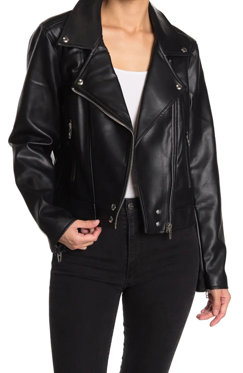 Faux Leather Moto Jacket | Nordstrom Rack