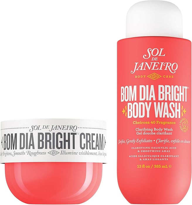 Sol de Janeiro Bom Dia Bright Cream and Body Wash Duo | Full Size Bom Dia Bright Shower Bundle | ... | Amazon (US)