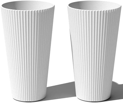 Veradek Demi Series Tall Planter for Porch, Patio, Backyard | Durable Plastic-Stone Composite Mat... | Amazon (US)