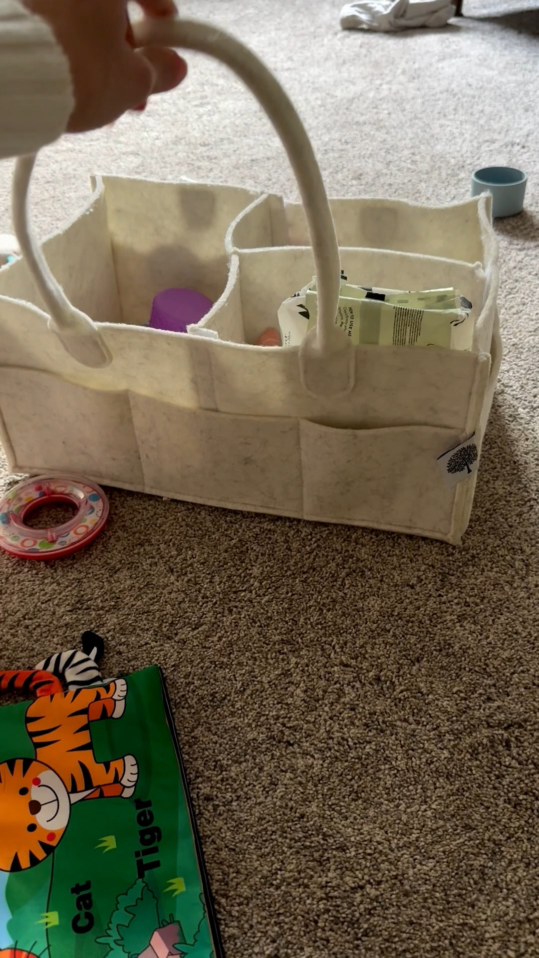 Diaper caddy turned toy bin for multi-level playtime for babies or toddler 

#LTKBaby #LTKItBag #LTKKids