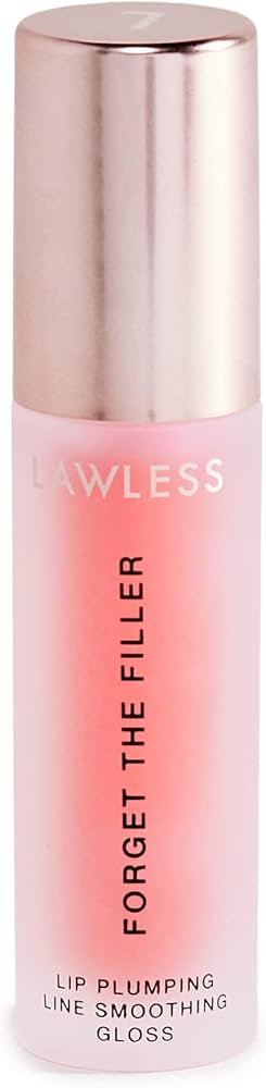 Lawless Women's Forget The Filler Lip Plumper Line Gloss, Cherry Vanilla, Pink, 0.11 Fl Oz (Pack ... | Amazon (US)