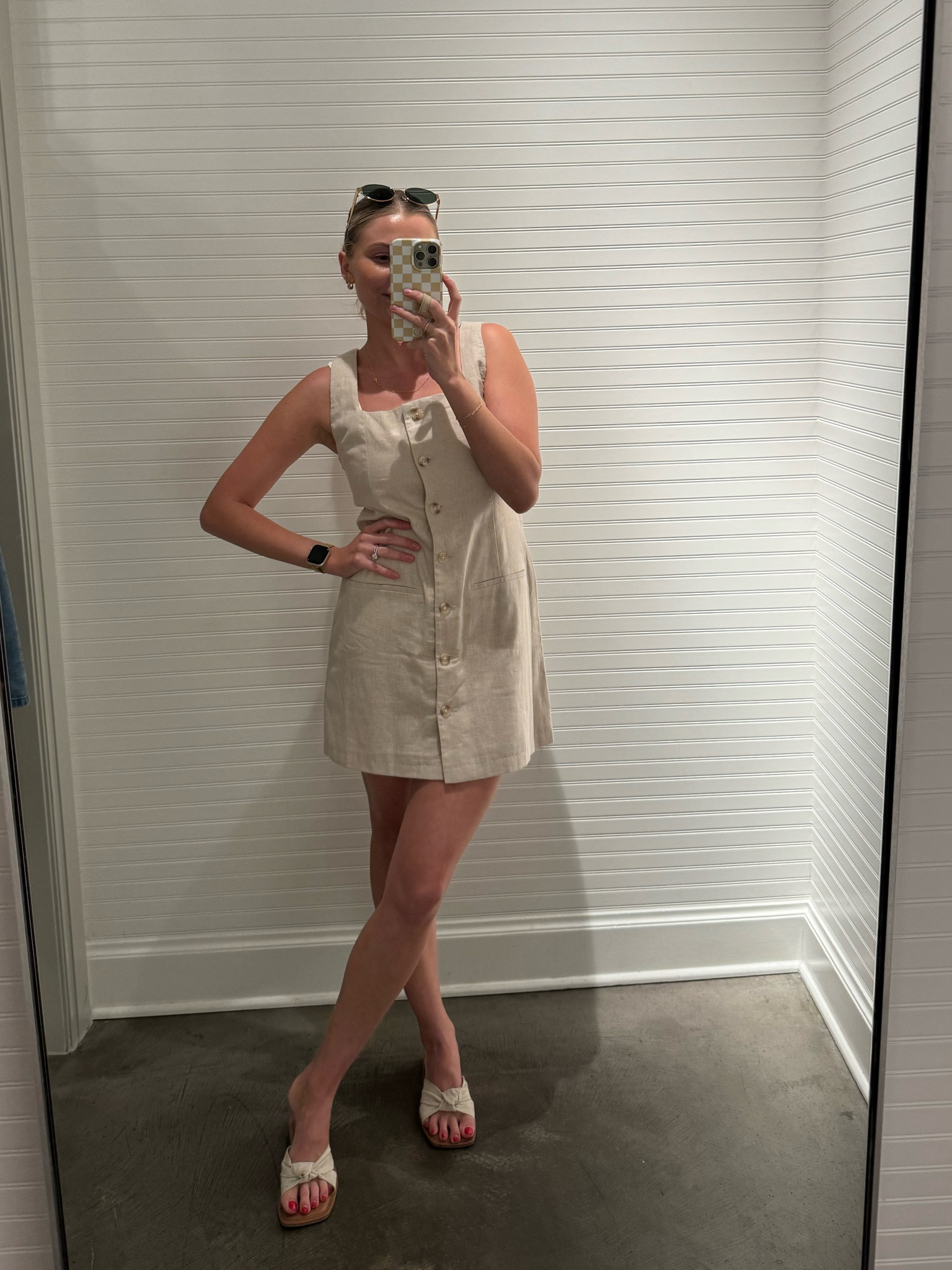 Linen dress for summer! Wearing a size S!

#LTKStyleTip #LTKSeasonal