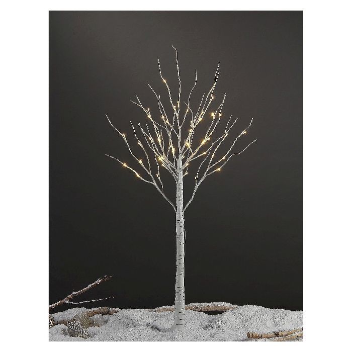 Lightshare 4' LED Birch Tree Decoration Light - Warm White Lights | Target