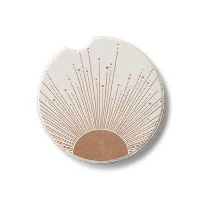 Thirstystone Mocha Sunrise Single Absorbent Stone Car Coaster | Wayfair North America