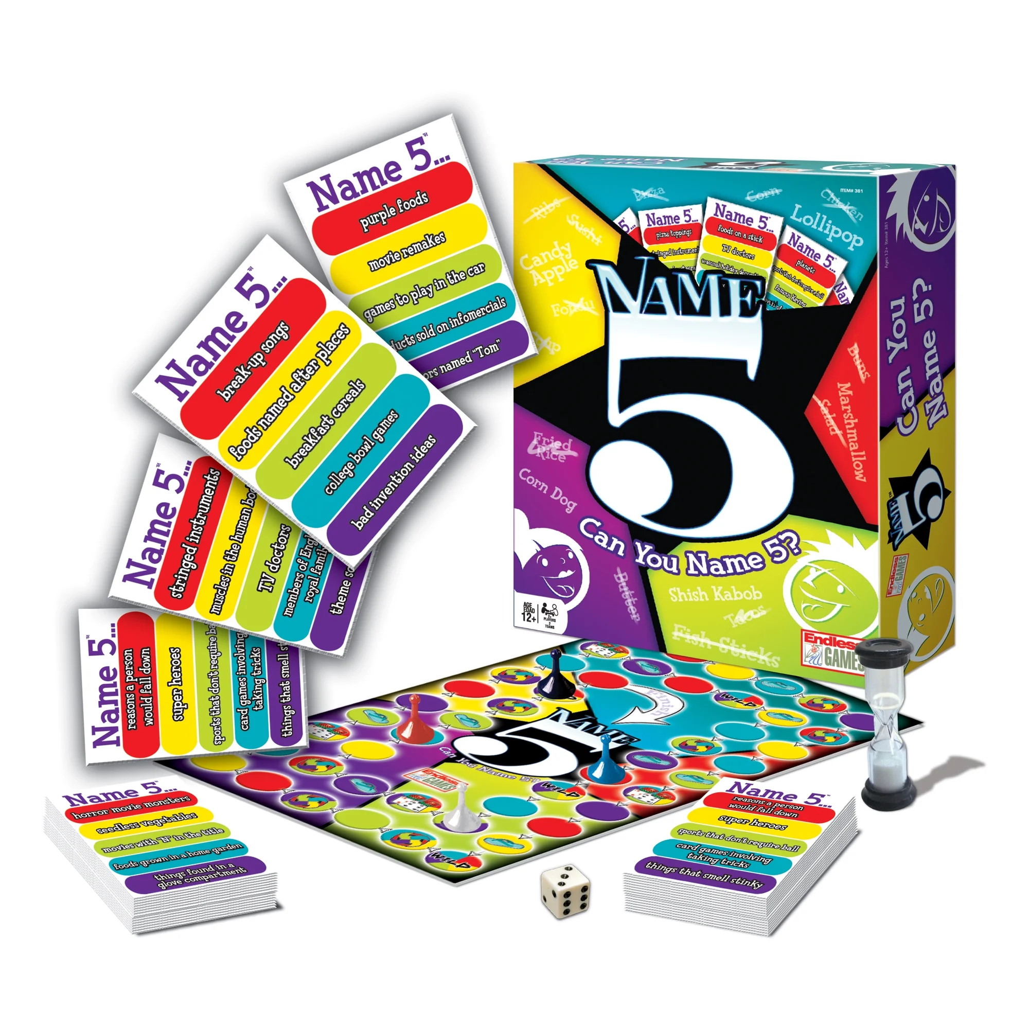 Endless Games, Name 5 Party Game, Children Ages 12+ | Walmart (US)