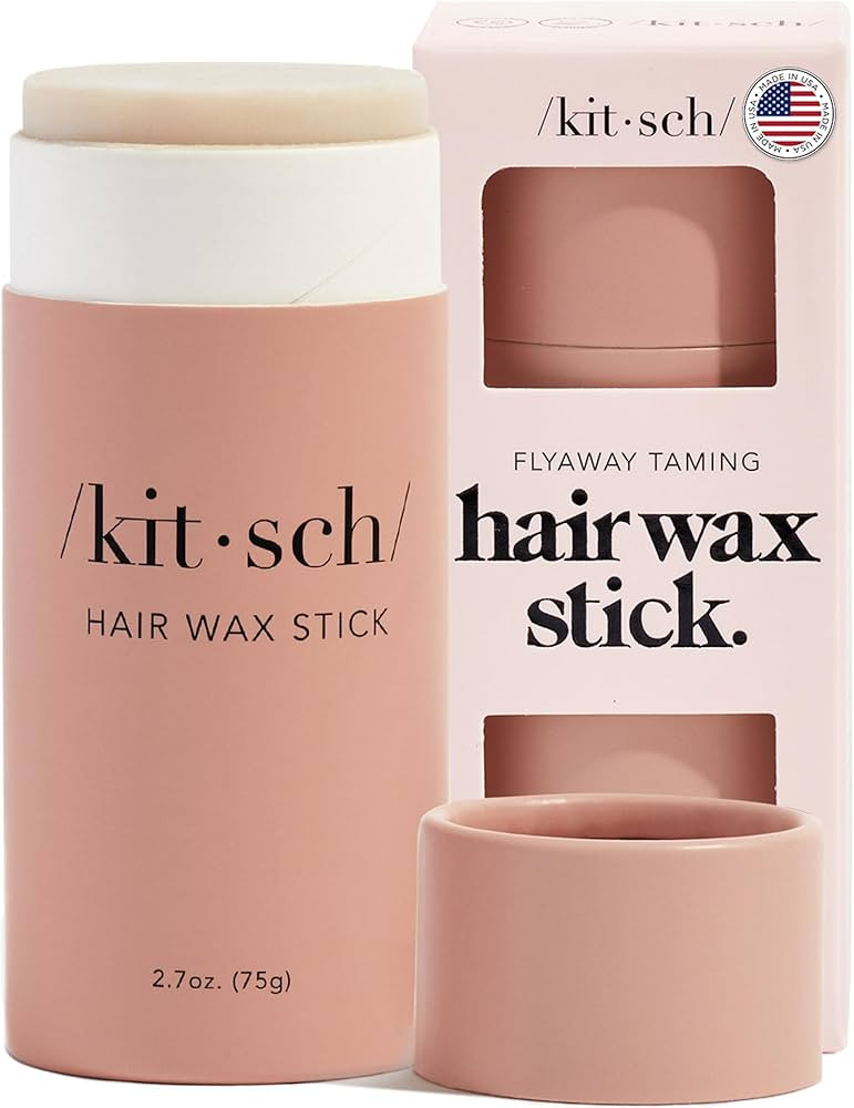 Kitsch Hair Wax Stick for Women & Men - Anti-Frizz and Fly Away Hair Tamer, No Residue Hair Finis... | Amazon (US)