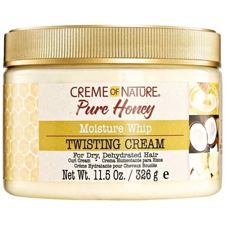 4 Pack - Creme of Nature, Pure Honey Moisture Whip Twisting Cream Jar 11.5 oz | Walmart (US)