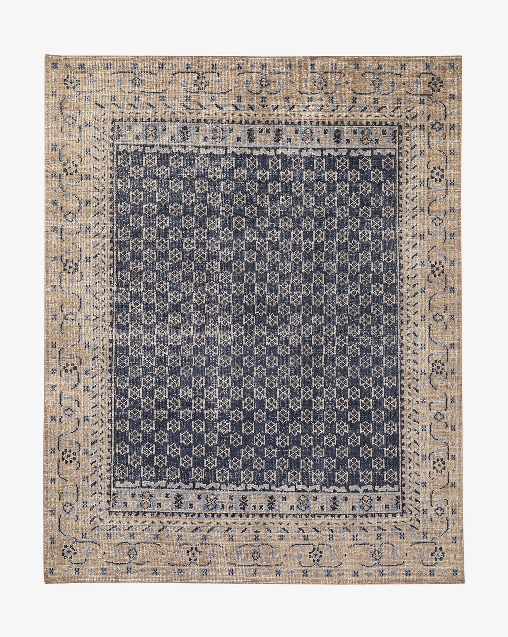 Anya Indigo Hand-Knotted Wool Rug | McGee & Co. (US)